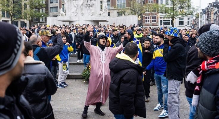 "Tensions Escalate in Amsterdam as Israeli and Pro-Palestinian Fans Clash After Europa League Game"