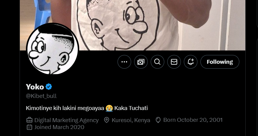 Prominent Cartoonist Kibet Bull and Brother Go Missing: Family Appeals for Help.