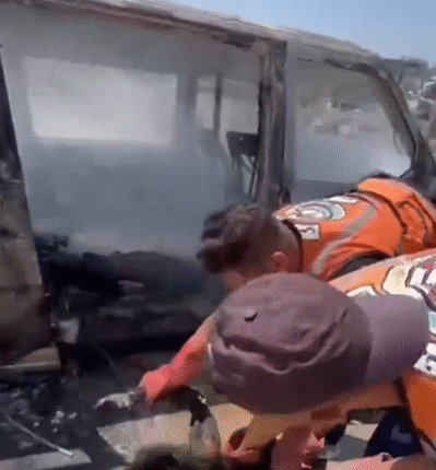 Israeli Airstrike on Displaced Family in Gaza Sparks Outrage Over Civilian Casualties